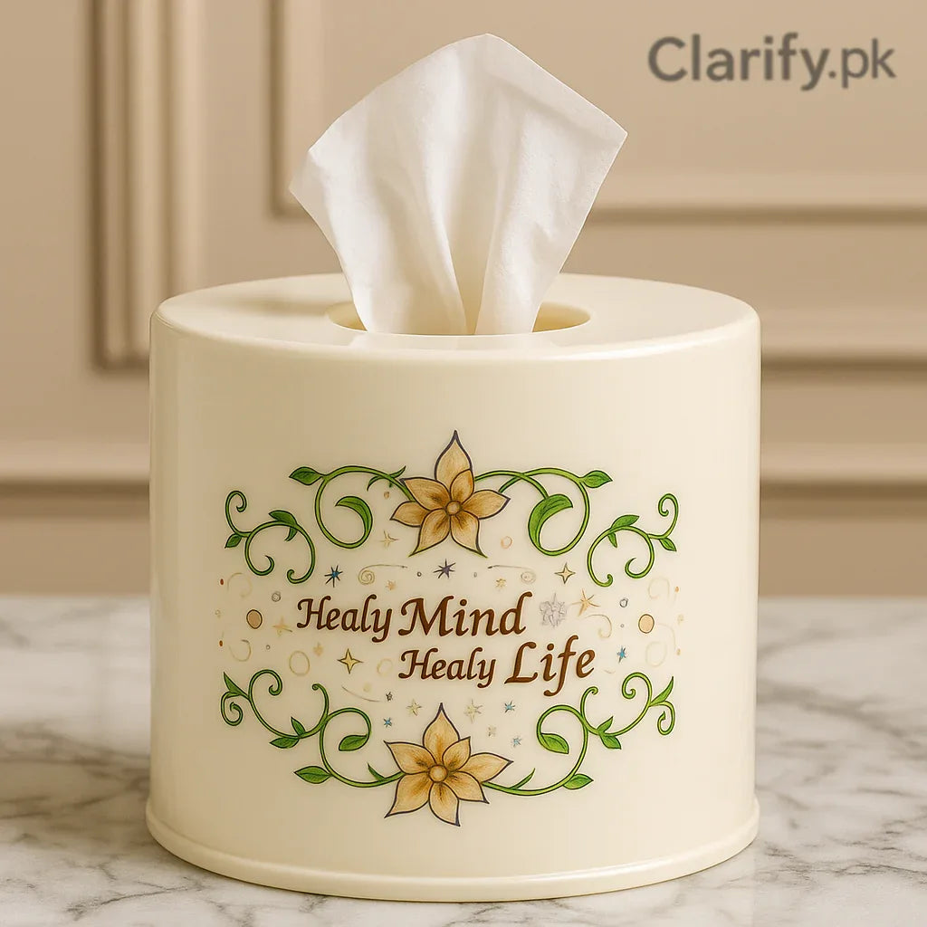 Plastic Tissue Holder – Durable Tissue Box - Clarify.pk