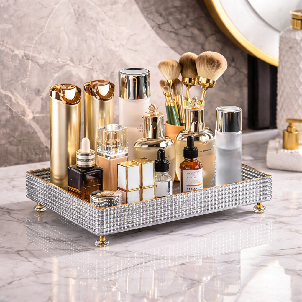 Imperial Vanity & Perfume Tray – Multi-Purpose Luxury Organizer