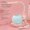 Snail LED Desk Lamp with USB Charging & Pen Holder
