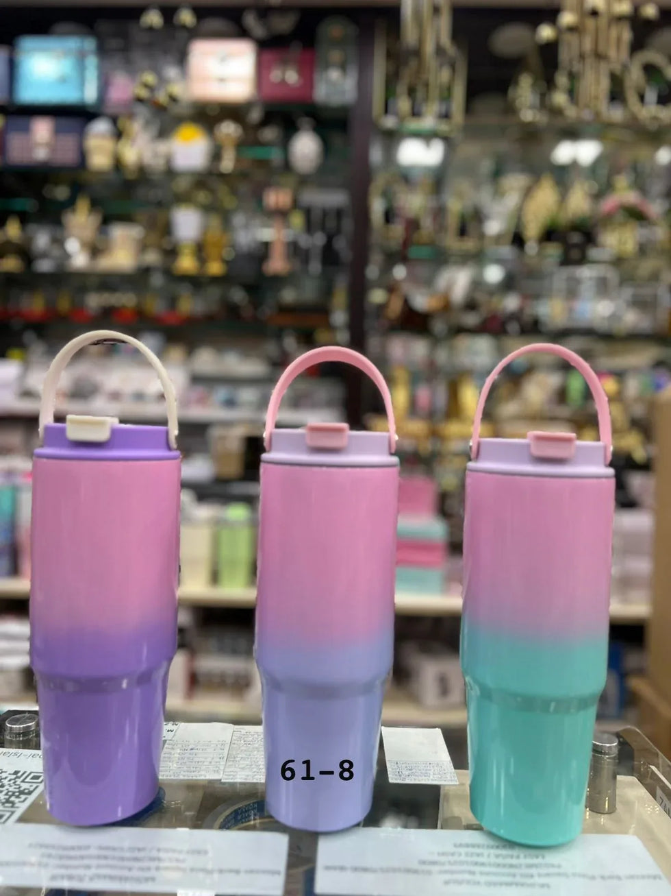 پریمیم 900ml گریڈینٹ ٹمبلر - 30oz سٹینلیس سٹیل کپ (بے ترتیب رنگ)