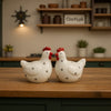 Chicken Shape Ceramic Salt & Pepper Jar Set - Clarify.pk
