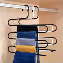 5 in 1 Pants Hanger Organizer Space Saver - Clarify.pk