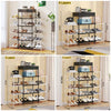 5-Layer Double Row Shoe Rack – Large Capacity Storage Organizer - Clarify.pk