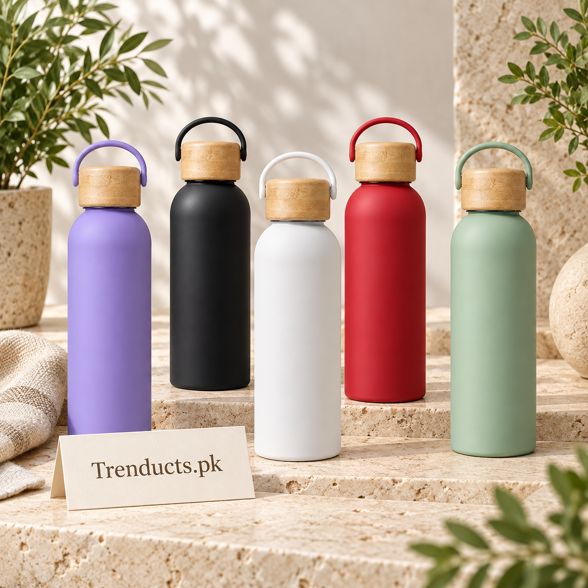 500ml Leak-Proof Vacuum Insulated Water Bottle (Random Color)