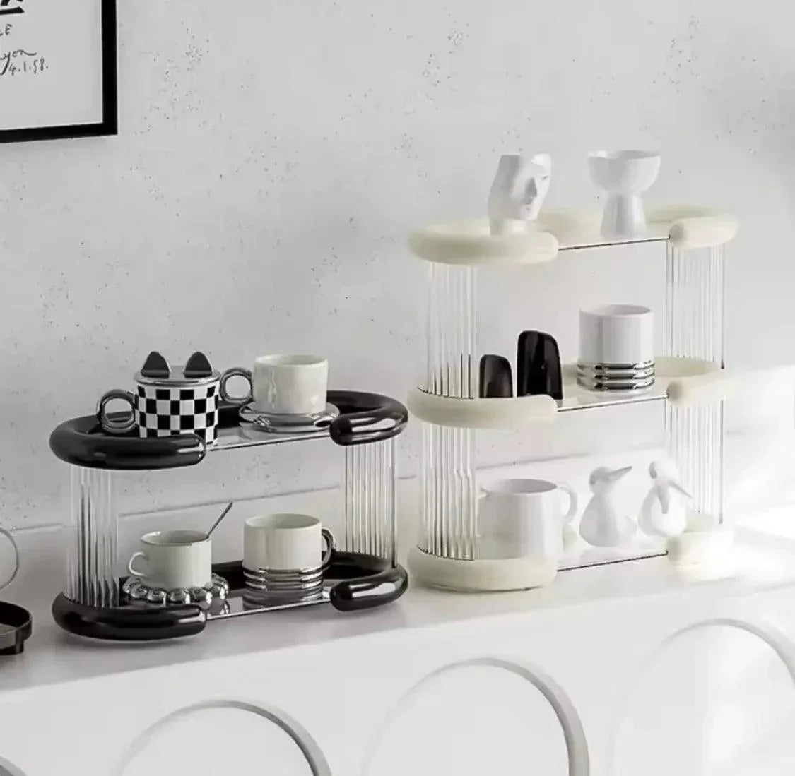 Multipurpose Storage Rack for Bathroom, Kitchen, and Vanity – Organizer Shelf for Cosmetics and Essentials - Clarify.pk