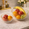 Acrylic Fruit Bowl – Transparent Modern Design - Clarify.pk