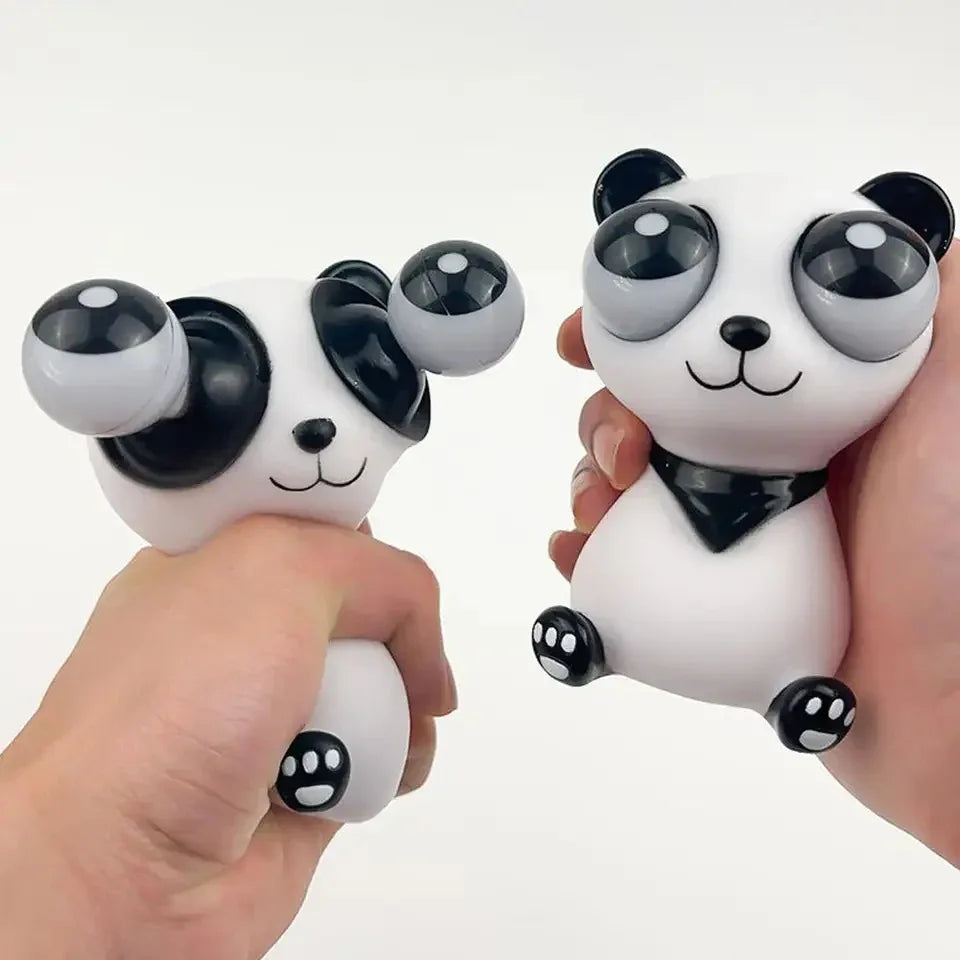 Funny Squeeze Panda Toy – Eyeball Burst Stress Reliever - Clarify.pk
