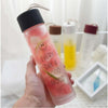 380ml Glass Water Bottle - BPA-Free Leakproof Flask