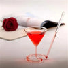 Spiral Straw Cocktail Glass – Stylish Drinking Glass - Clarify.pk