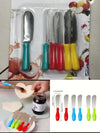 6pcs Stainless Steel Butter Knife Set – Smooth Spreaders - Clarify.pk