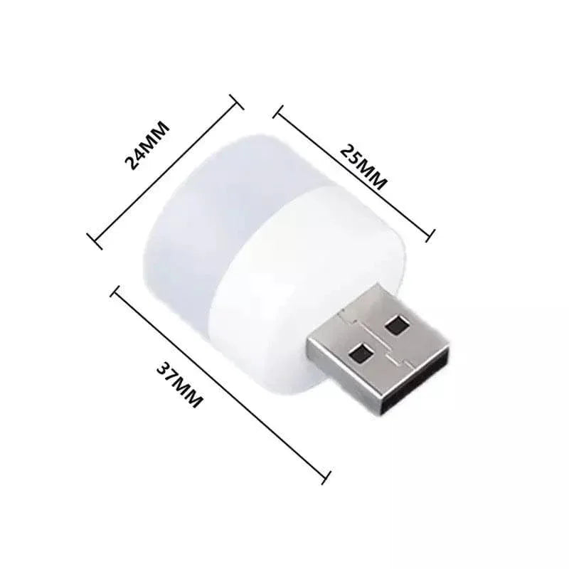 Mini USB LED Night Light - Portable LED Bulb for Home and Travel - Clarify.pk