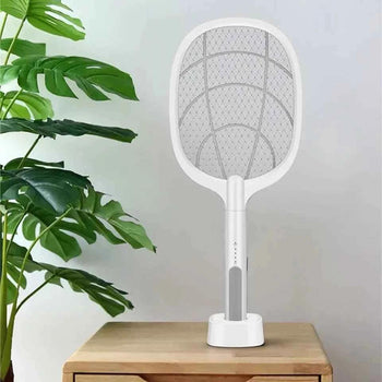2 in 1 Electric Mosquito Killer Racket Lamp for Indoor and Outdoor Use - Clarify.pk