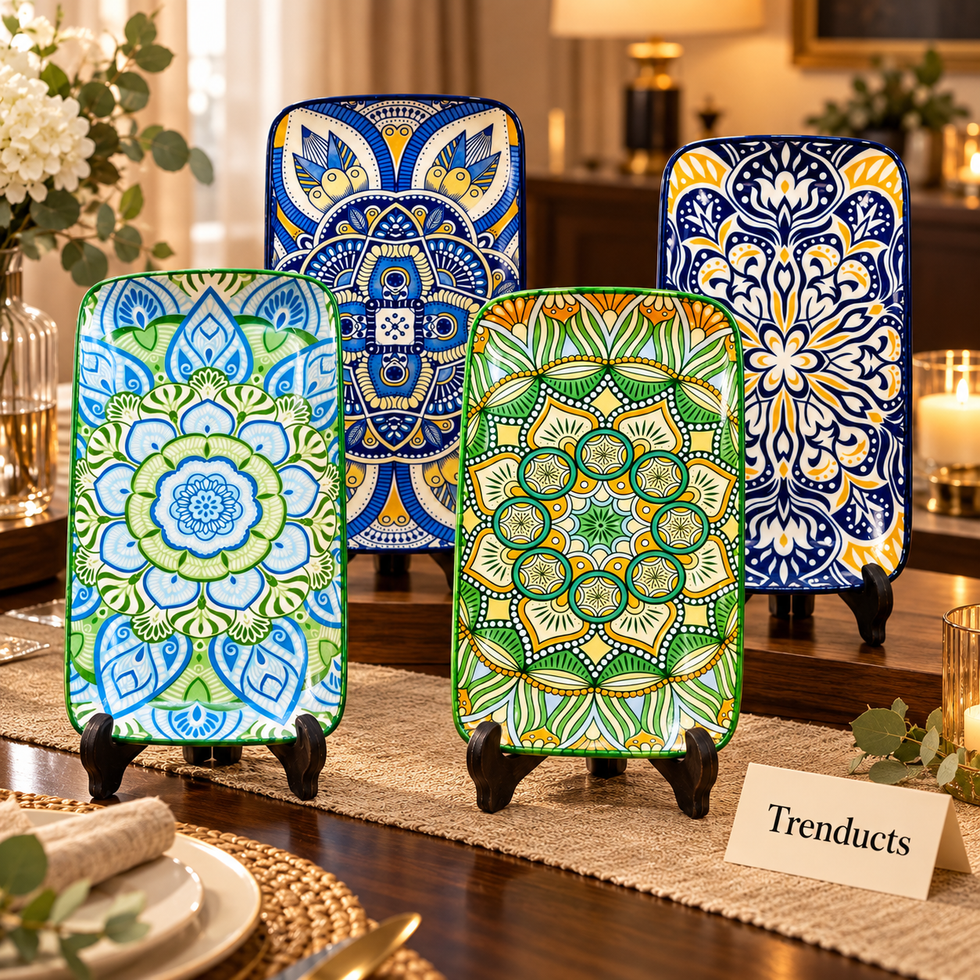 Luxury Rectangular Ceramic Serving Platter