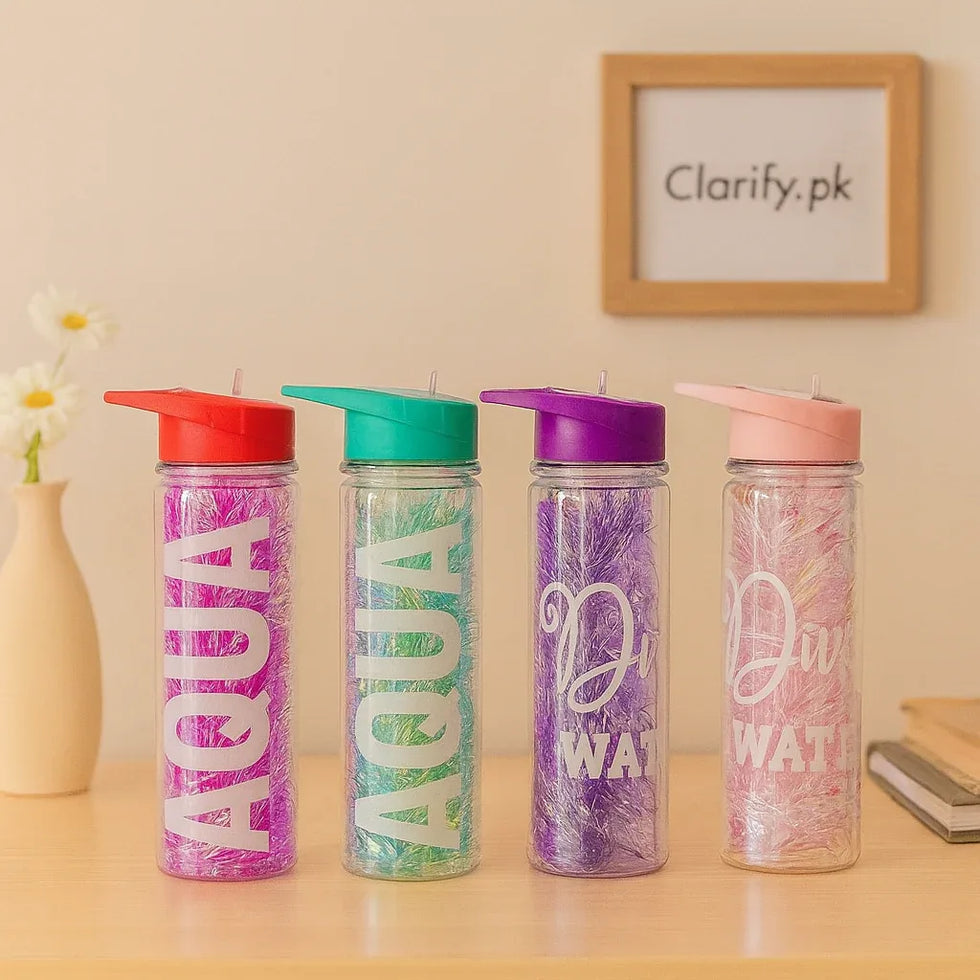 بچوں کے لیے 550ml پانی کی بوتل - رنگین اور لیک پروف