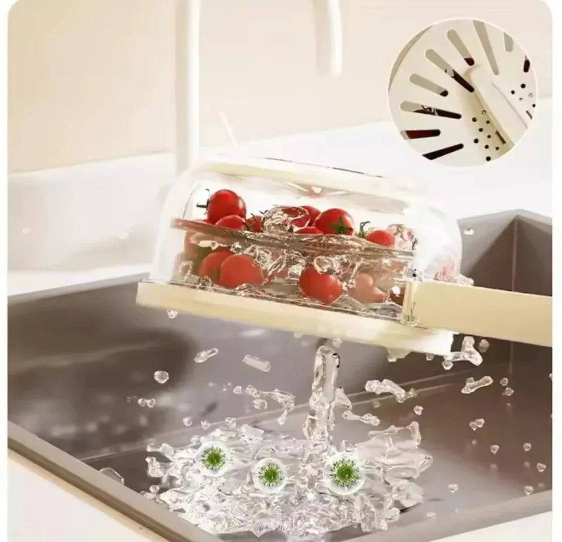 Vegetable and Fruit Washing Bowl for Easy Cleaning and Food Prep - Clarify.pk