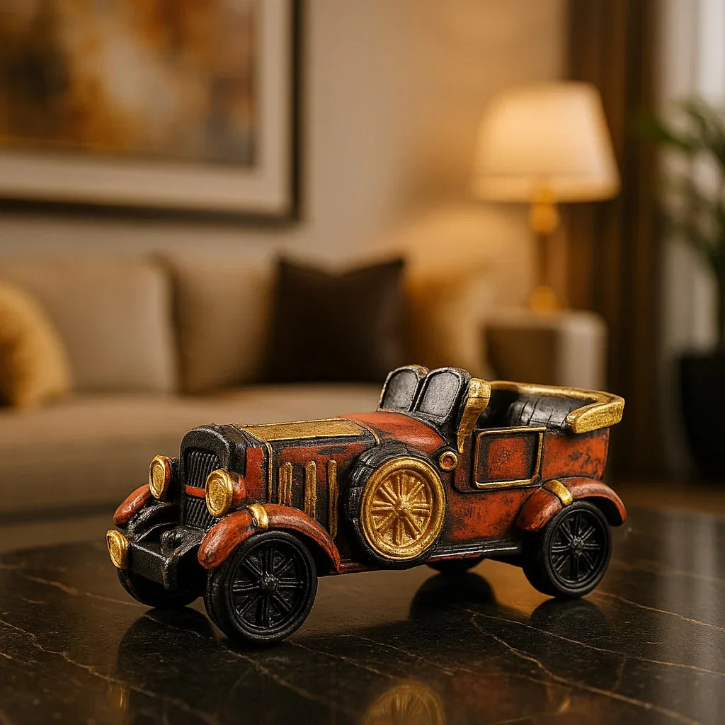 Vintage Classic Car Showpiece – Retro Luxury Home & Office Decor - Clarify.pk