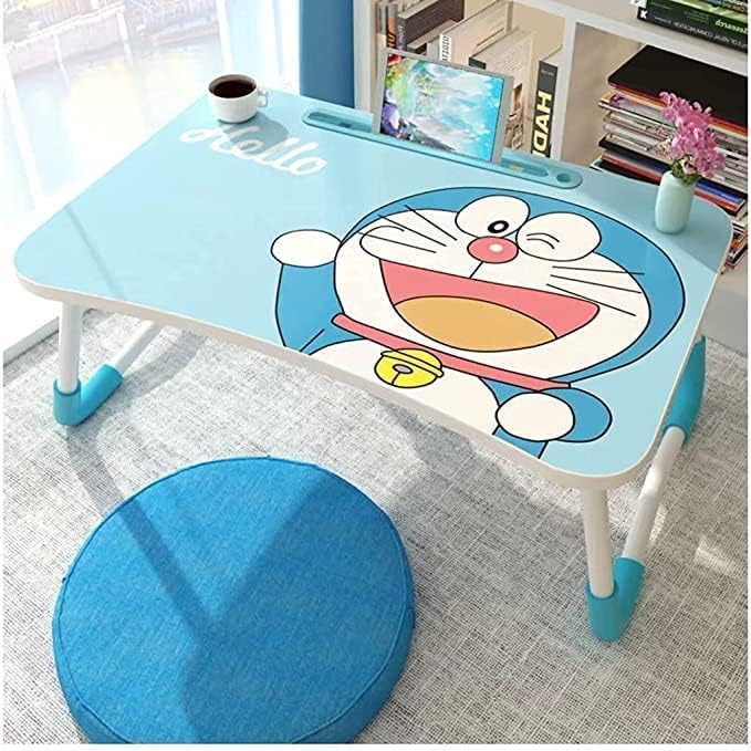 Foldable Wooden Laptop Lap Desk – (Random Character Print)