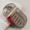 Portable Soap Dish with Drainage - Travel-Friendly Design - Clarify.pk