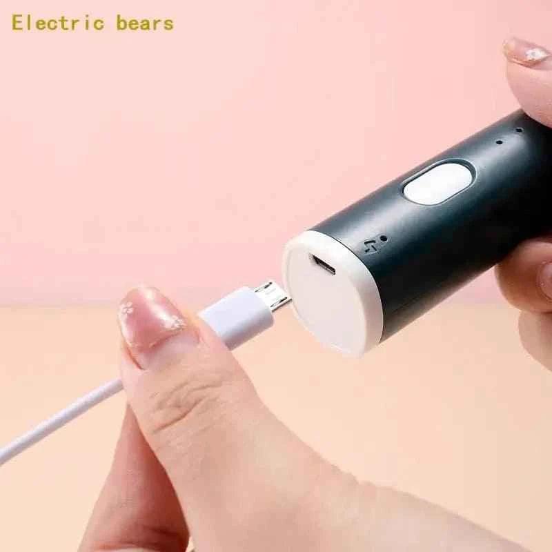 2 in 1 Portable Milk Frother and Egg Beater, USB Rechargeable Handheld Coffee Mixer and Kitchen Blender - Clarify.pk