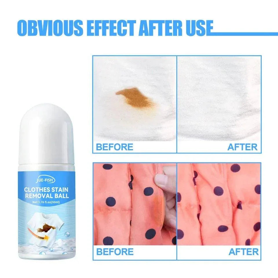 Portable Stain Remover - Rolling Bead Stain Remover for Easy Cleaning and Travel - Clarify.pk