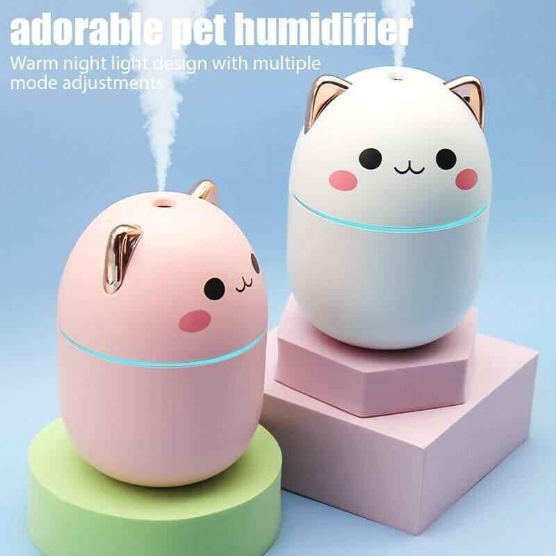 200ml Cat Humidifier - Adorable Cute Cat Design for Home and Office - Clarify.pk