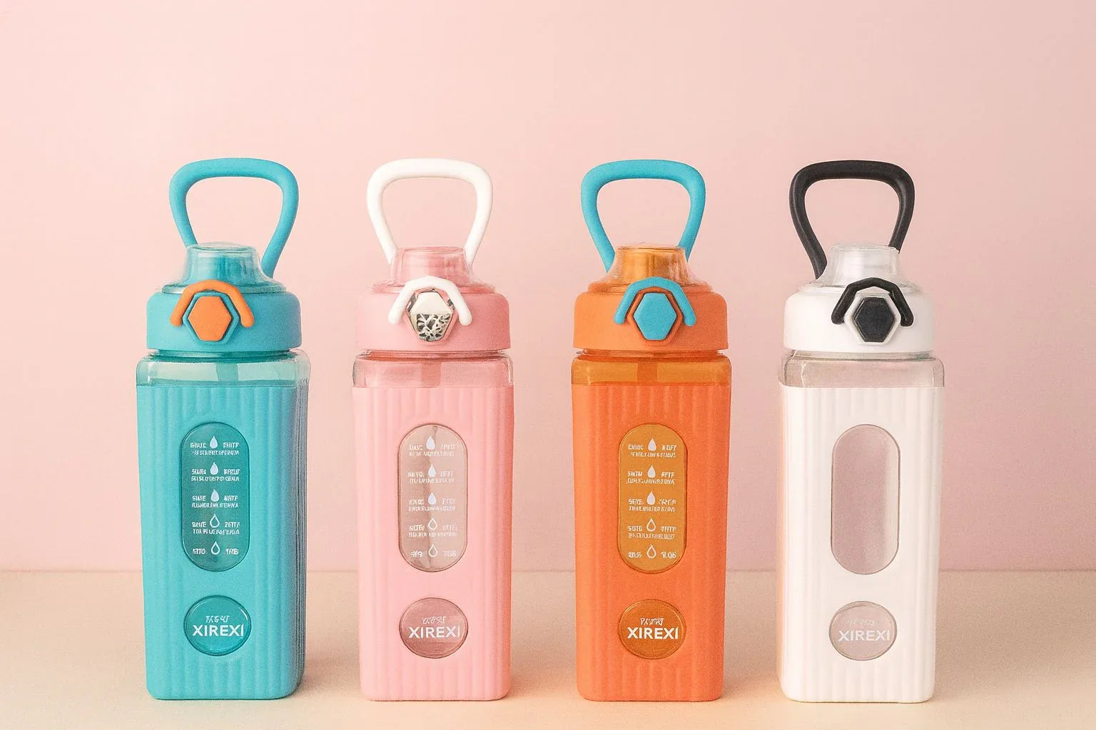 700ml Leakproof Grip Water Bottle – Stylish & Durable (Random Color) - Clarify.pk