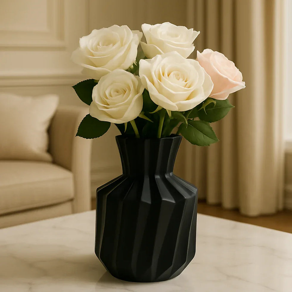 Elegant Floral Vase Centerpiece – Artificial Flower Décor - Clarify.pk