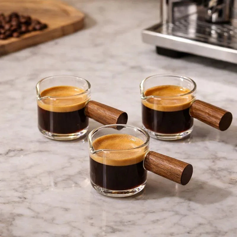 Coffee Shot Glass 75ml – Espresso Cup (EACH) - Clarify.pk