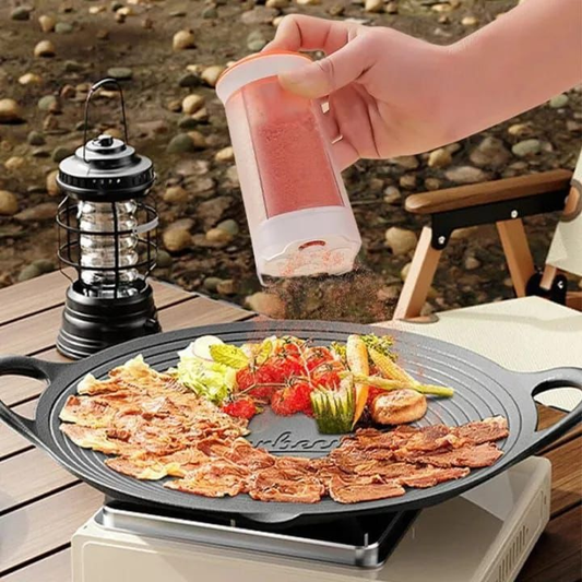 4-in-1 Salt & Pepper Spice Dispenser – One-Click Seasoning Bottle Clarify.pk