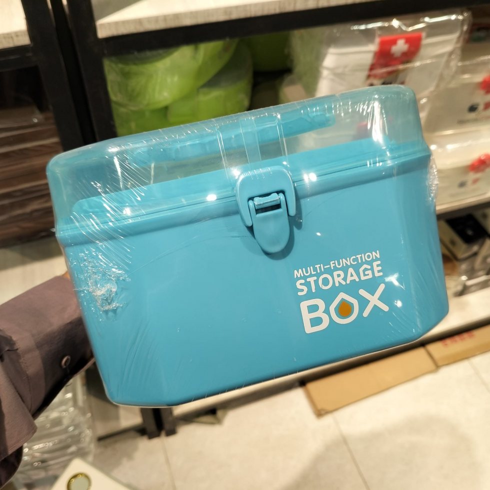 Multifunction Medicine Storage Box – Hexa Design (Random color) GH