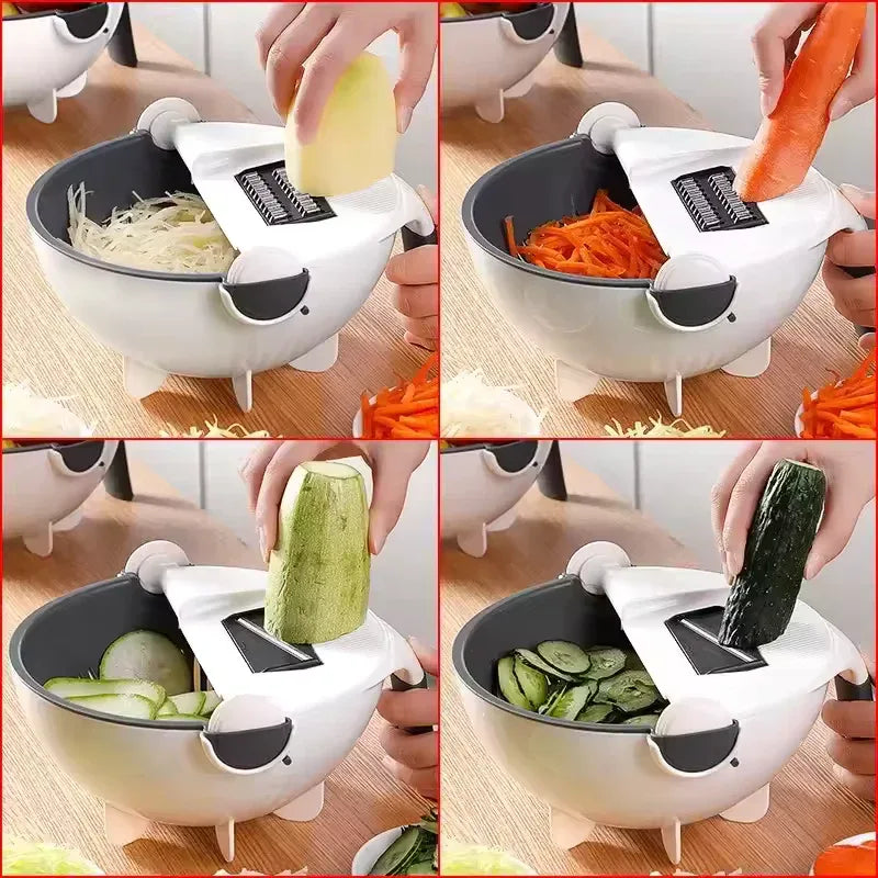 6 in 1 Kitchen Chopper and Grater Set