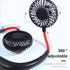 Rechargeable Neck Fan - Portable Dual Head Hands-Free Cooling Fan - Clarify.pk
