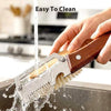 3-in-1 Vegetable Peeler Set | With Wooden Handle & Steel Blade