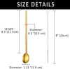 2-in-1 Stainless Steel Straw & Spoon Set with Cleaning Brush (4PCS)