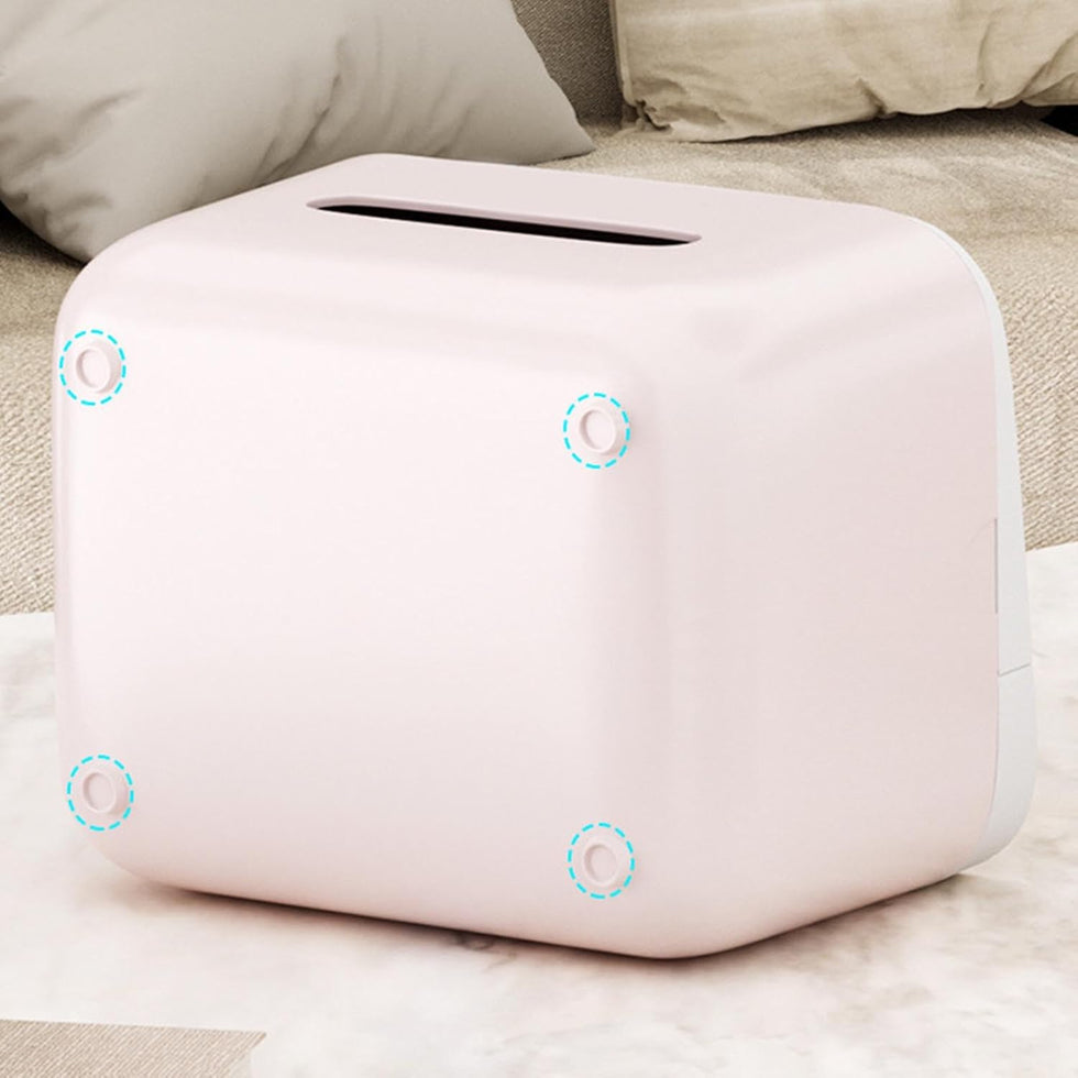 Multifunctional Desktop Tissue Box & Stationery Organizer