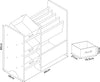 Children’s Vimianzo Bookcase & Display Rack – Kid-Friendly Reading Corner