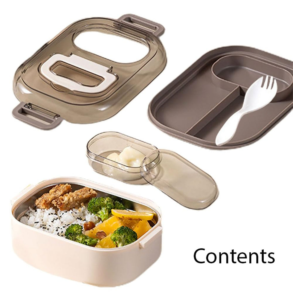950ml Single Layer Lunch Box - Leakproof Food Container