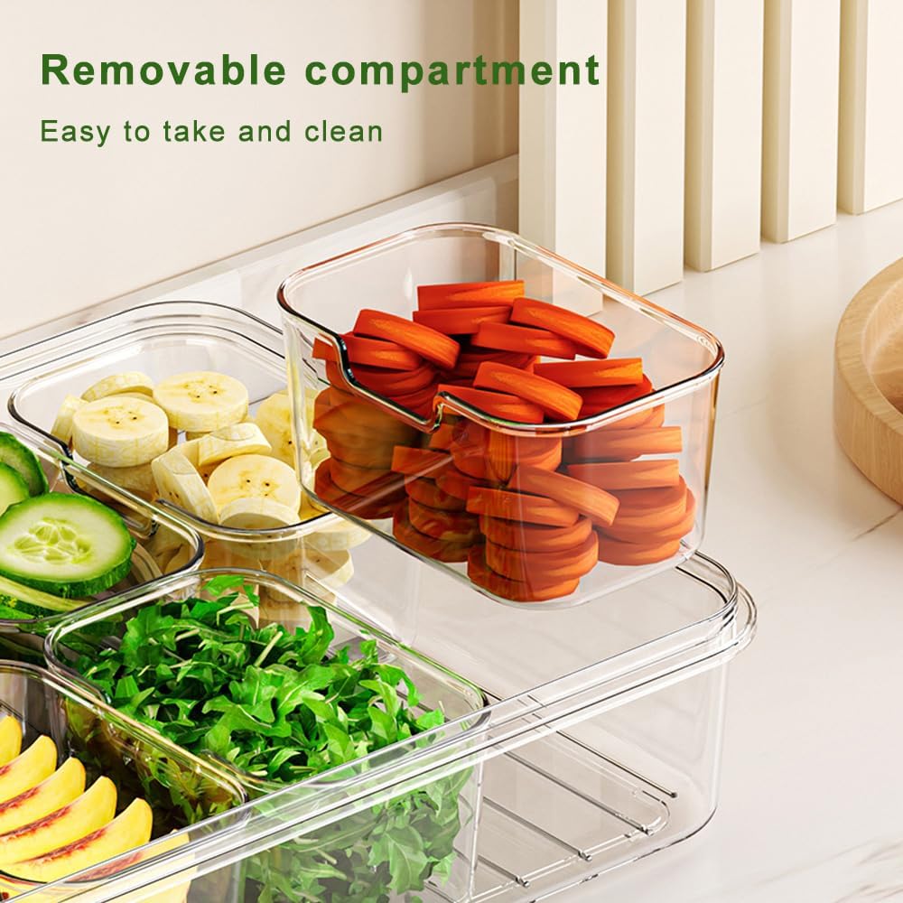 Nordic Rotating Petal Dry Fruit Box – Creative Multi-Compartment Snack Tray