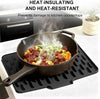 Silicone Dish Drainer Mat with Drain Outlet - Non-Slip Kitchen Drying Mat