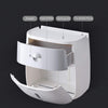 ECOCO Double-Layer Tissue Box & Stationery Storage Organizer