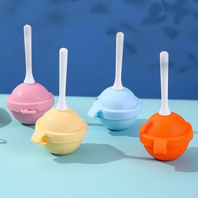 Silicone Lollipop Ice Ball Mold - Easy Release Popsicle & Ice Cream Mold