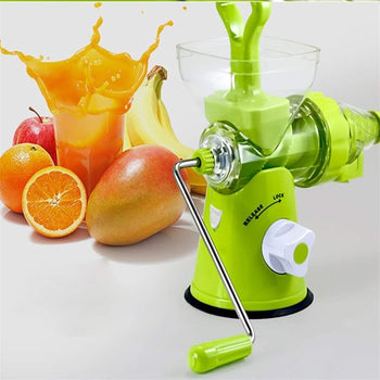 FahionswanAE Multifunction Manual Juicer Fresh Apple Orange Wheatgrass Juicer Machine Health Kitchen Tools Extractor(green)