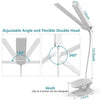 Double Head LED Clip-On Reading Light | USB Rechargeable