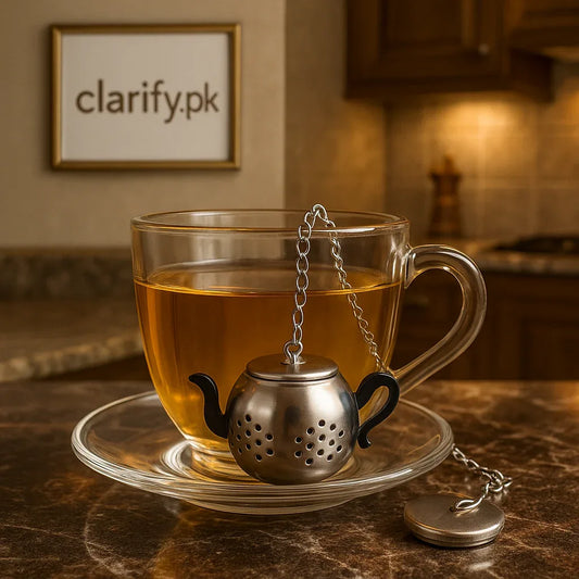 Stainless Steel Kettle-Shape Tea Infuser – Durable Teapot Design