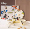 Disney Mickey & Friends Ceramic Crockery – Premium 4-Piece Kids Dining Set