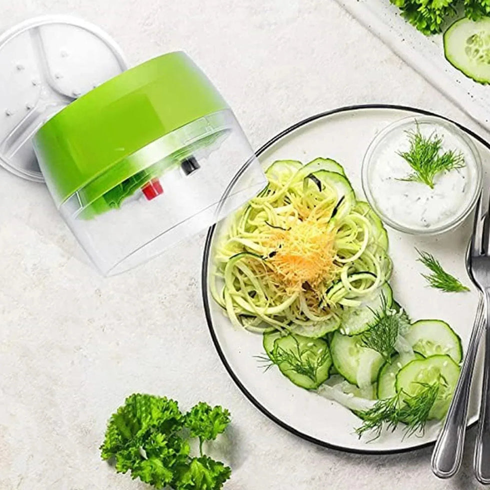 4in1 Vegetable Spiral Cutter for Healthy Meals and Creative Recipes