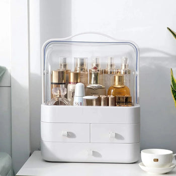Cosmetic Organizer with Drawers: 3-Drawer Makeup Storage Solution - Clarify.pk