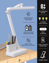 Rechargeable Folding LED Desk Lamp – Pen & Phone Stand