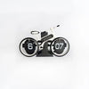Retro Bicycle Flip Clock – Fashion Desktop Clock for Home & Office Décor (Random Color) - Clarify.pk