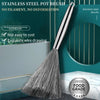 Stainless Steel Pot Brush - Long Handle Kitchen Scrubber